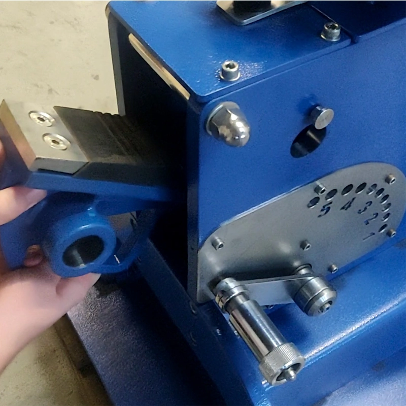 LMC50 jaw crusher side view of gap adjustment and jaw plate removal