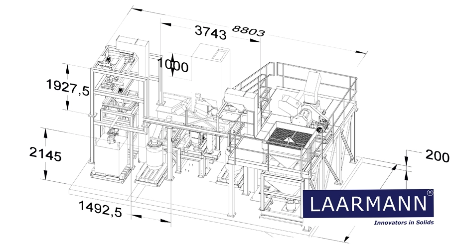 measurement-drawing-of-recycling-sampling-installation