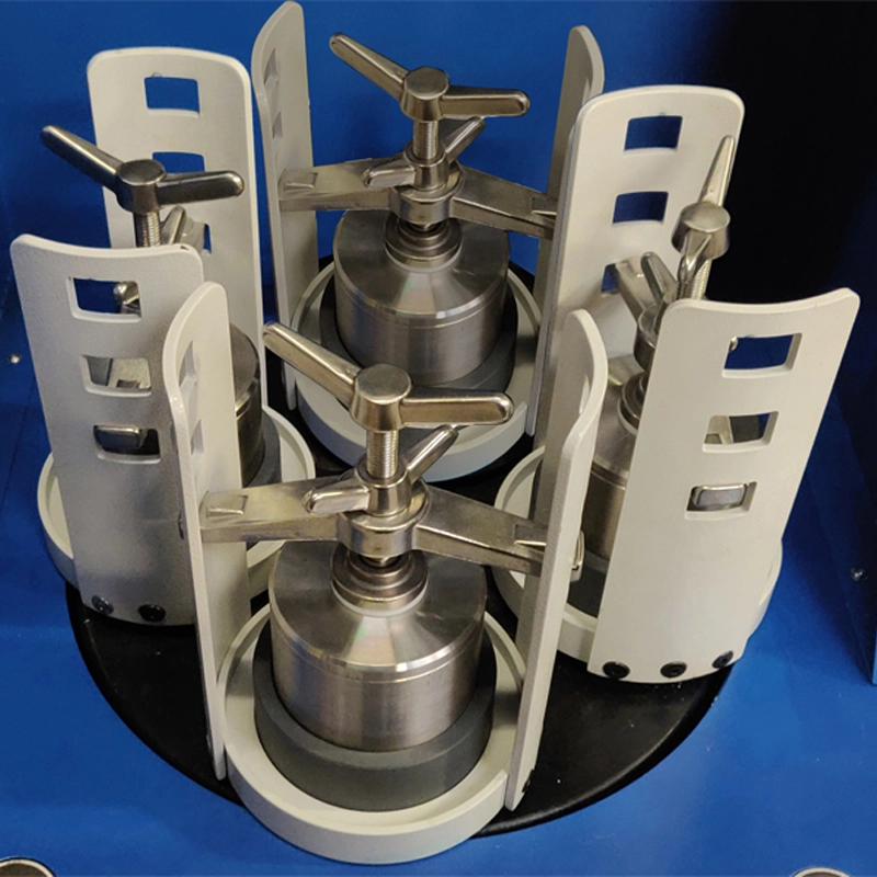 PBM1000 1-4 positions planetary ball mill close view of grinding jars