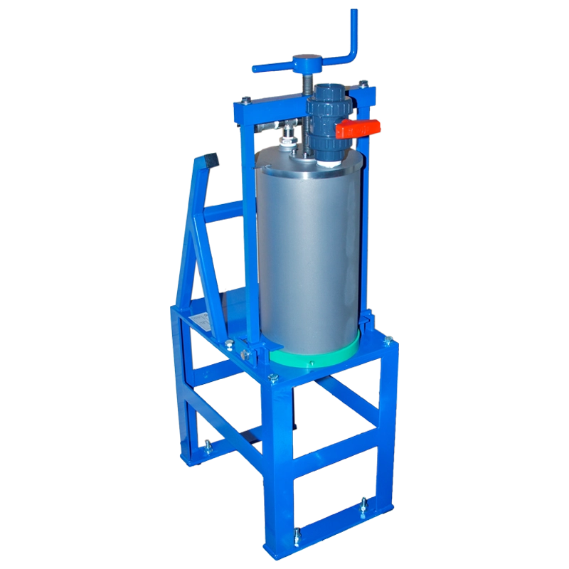 Pressure filter floor mounted version