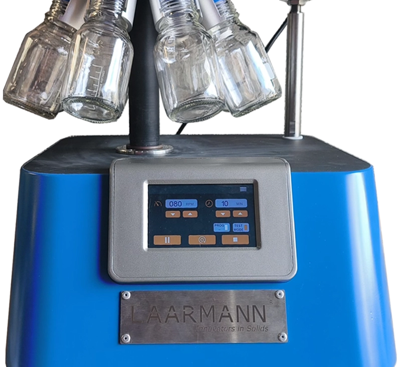 RSD4 rotary sample divider table model view of control panel