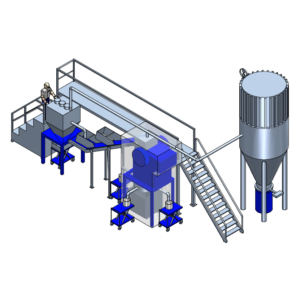 Cutting and Processing Plant for Solar Material Version A