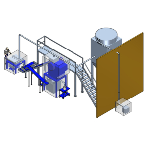 Cutting and Processing Plant for Solar Material Version B