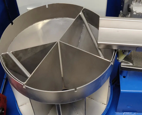 rotary sample divider custom percentage buckets